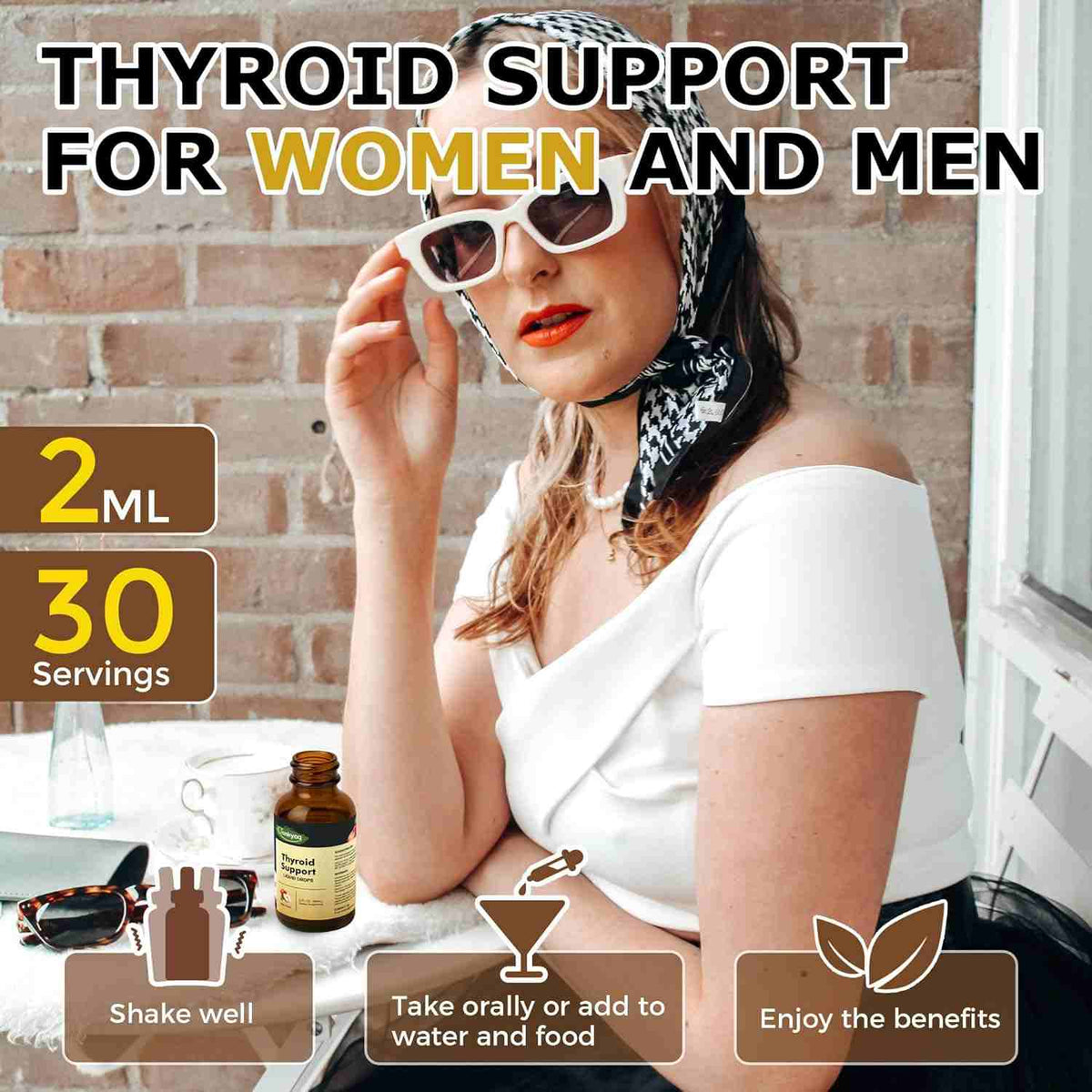 Thyroid Support Drops for Women — packaging detail (2)