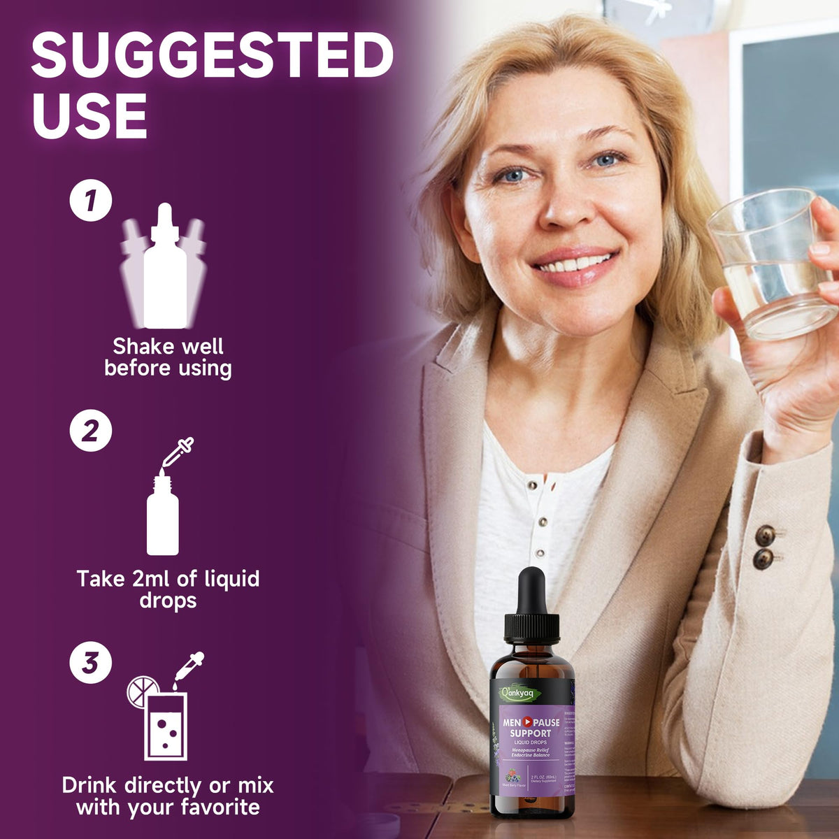 Menopause Liquid Drops — how to use