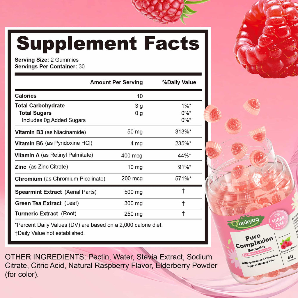 Spearmint Gummies for Women & Teen Girls — packaging detail (2)